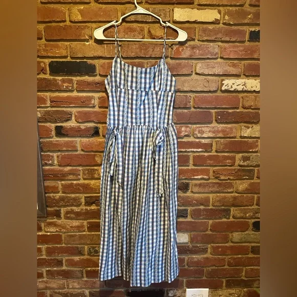 Damson Madder Penelope Apron Midi Dress from Anthropologie - Picture 4 of 8